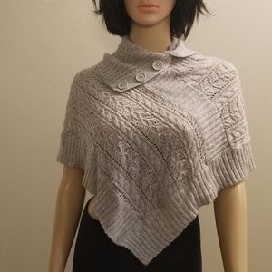 Gray Poncho by Arizona Jeans